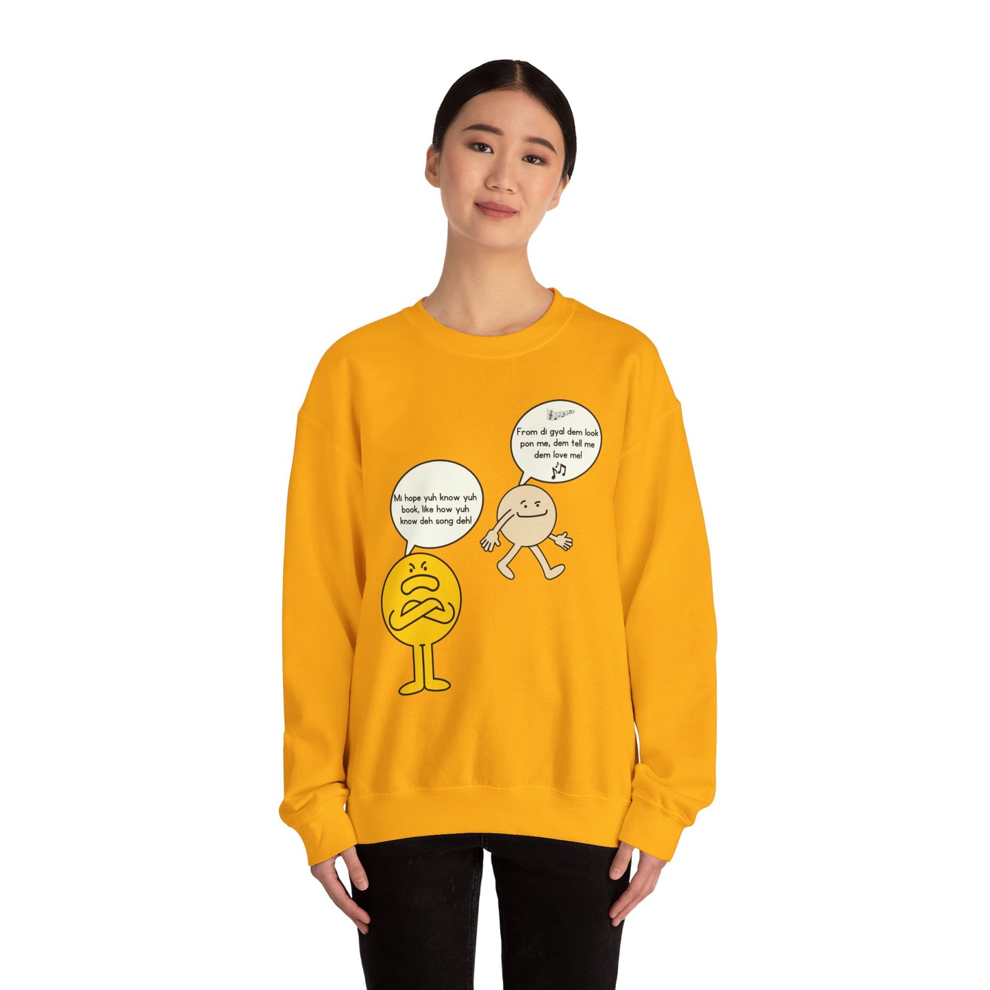 Know yuh book like di song- Who cah hear Sweatshirt