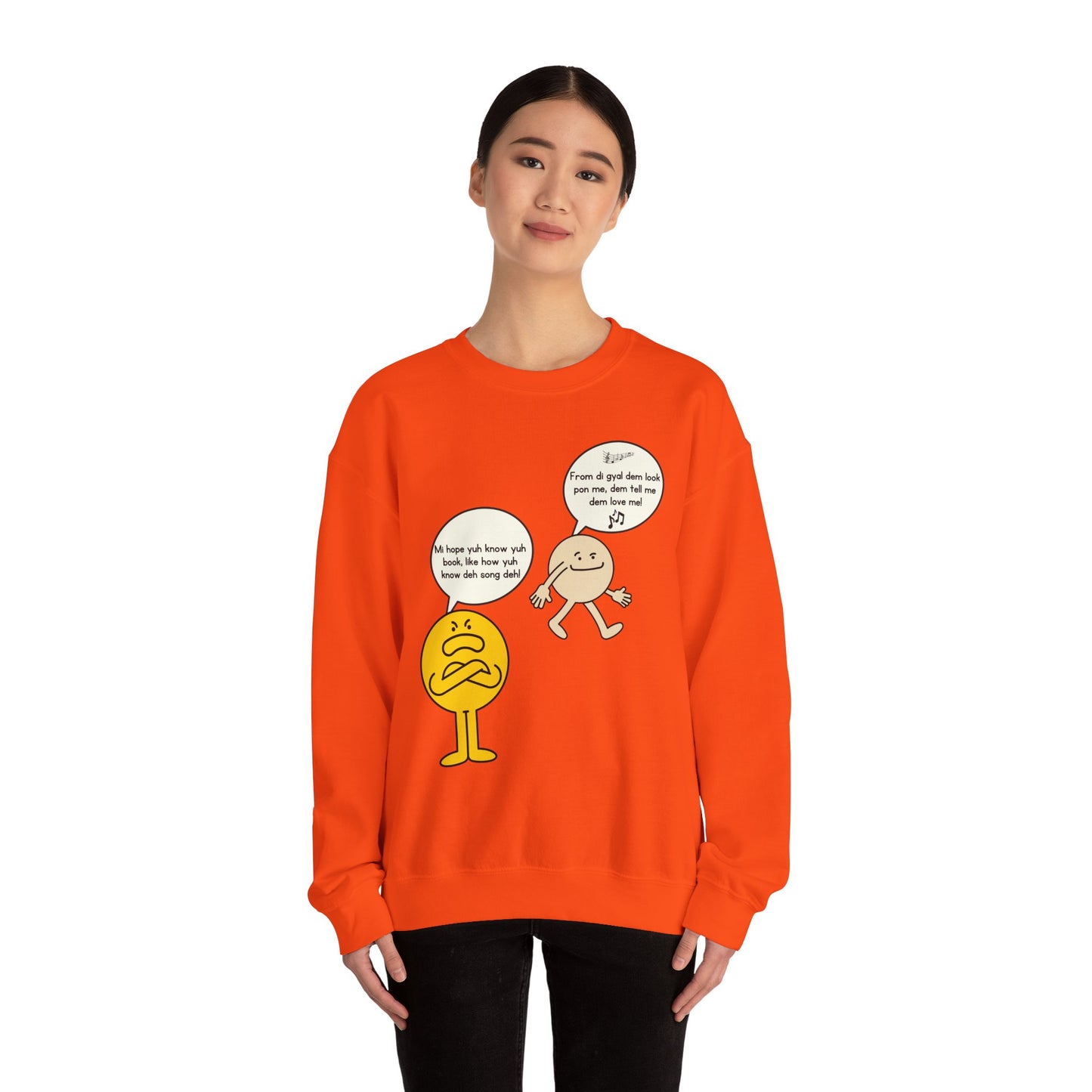 Know yuh book like di song- Who cah hear Sweatshirt